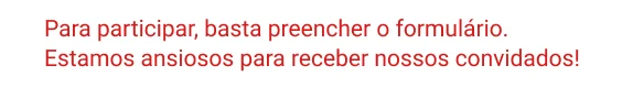 Botão para ir ao formulário de inscrição